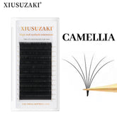 XIUSUZAKI Bloom Eyelash Auto Fans Eyelash Easy Fanning Lashes Auto Fan Russian Volume Lashes Magnetic Camellia